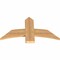 Ekena Millwork Bellingham Timber Gable Bracket, Western Red Cedar, 36"W x 19"H x 1 1/2"D x 5 1/2"F, 13/12 Pitch GBW036X19X0206BEL00SWR - alternate 3